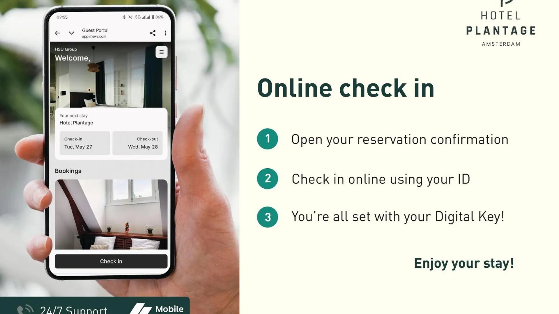 Hotel Plantage - Digital Access Amsterdam